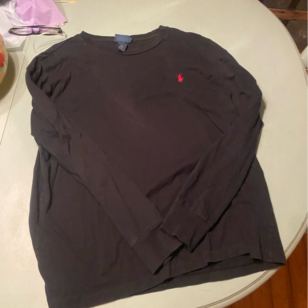 Men’s Polo long sleeve shirt! Size medium!